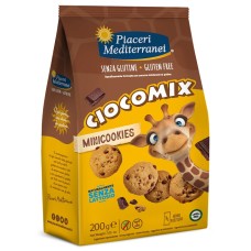 PIACERI MEDITERRANEI CIOCOMIX MINI COOKIES 200 G PIACERI MEDITERRANEI CIOCOMIX MINI COOKIES 200 G