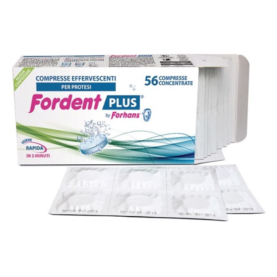 FORDENT PLUS 56 COMPRESSE CONCENTRATE PER DENTIERE E APPARECCHI ORTODONTICI FORDENT PLUS 56 COMPRESSE CONCENTRATE PER DENTIERE E APPARECCHI ORTODONTICI