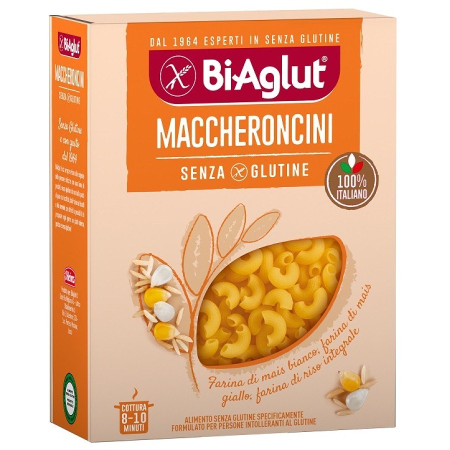 BIAGLUT PASTA SENZA GLUTINE MACCHERONCINI 400 G BIAGLUT PASTA SENZA GLUTINE MACCHERONCINI 400 G