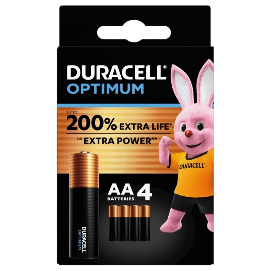 DURACELL OPTIMUM AA B4 16 PEZZI