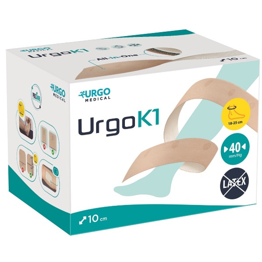 BENDAGGIO COMPRESSIVO URGOK1 T1 18-25CM 10CM