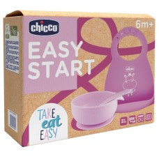 CHICCO SET PAPPA SILICONE 6M+ ROSA CHICCO SET PAPPA SILICONE 6M+ ROSA