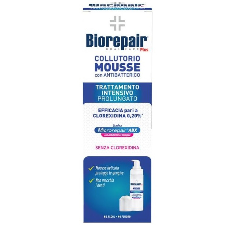BIOREPAIR PLUS COLLUTORIO MOUSSE ANTIBATTERICO 200 ML