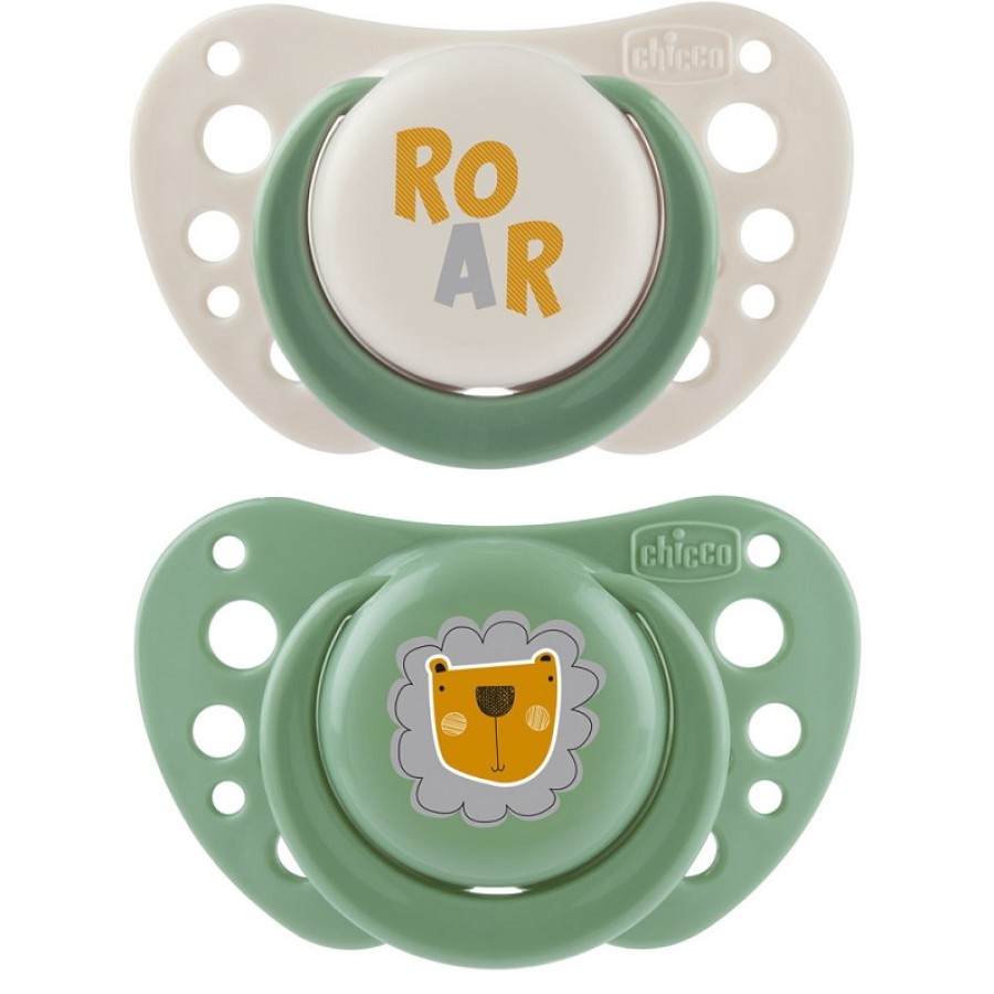 CHICCO SUCCHIETTI AIR VERDE SILICONE 2-6 MESI 2 PEZZI CHICCO SUCCHIETTI AIR VERDE SILICONE 2-6 MESI 2 PEZZI