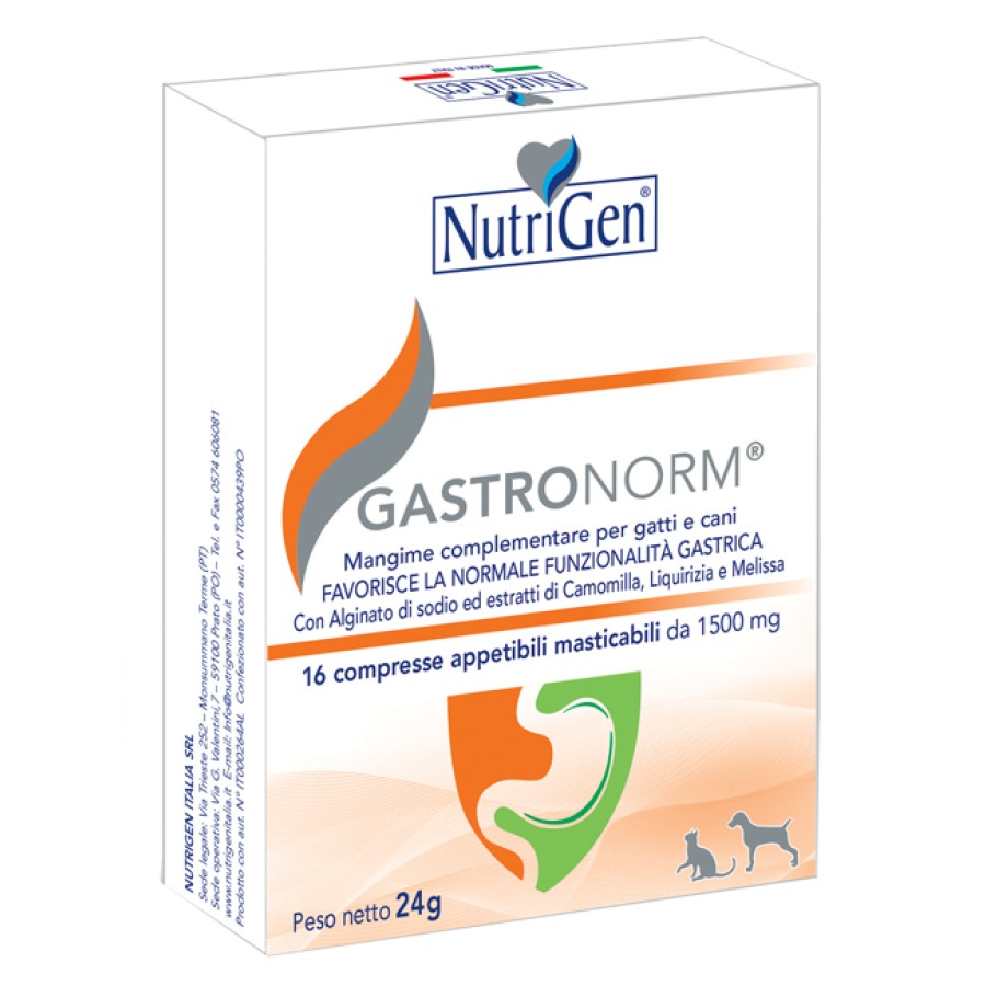 GASTRONORM 16 COMPRESSE NUTRIGEN