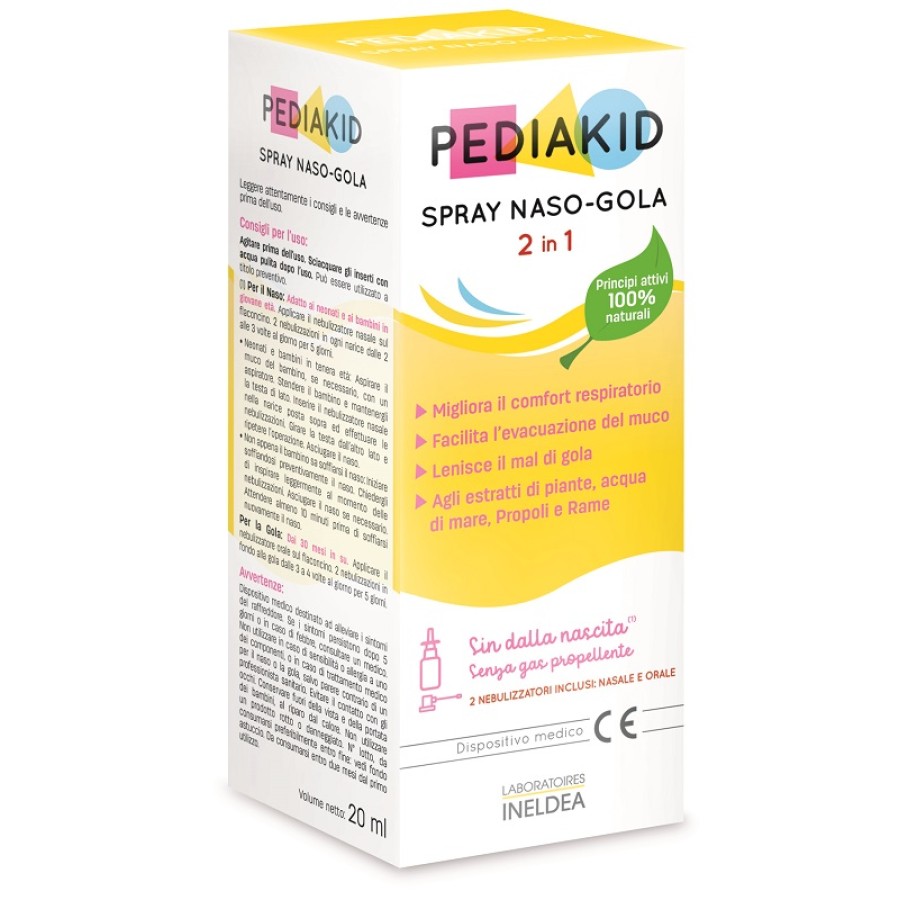 PEDIAKID SPRAY NASO GOLA 20 ML