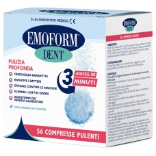 COMPRESSE PULENTI EMOFORM DENT 56 PEZZI