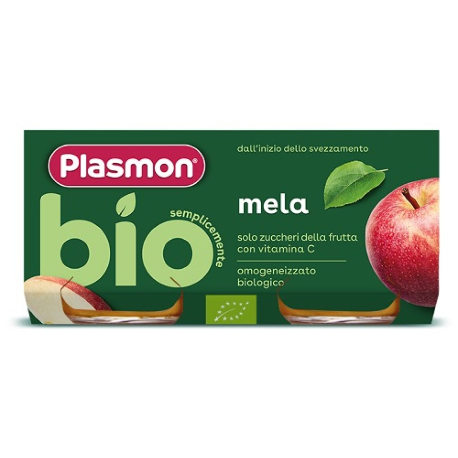 PLASMON OMOGENEIZZATO BIO MELA 2 VASETTI X 80 G PLASMON OMOGENEIZZATO BIO MELA 2 VASETTI X 80 G