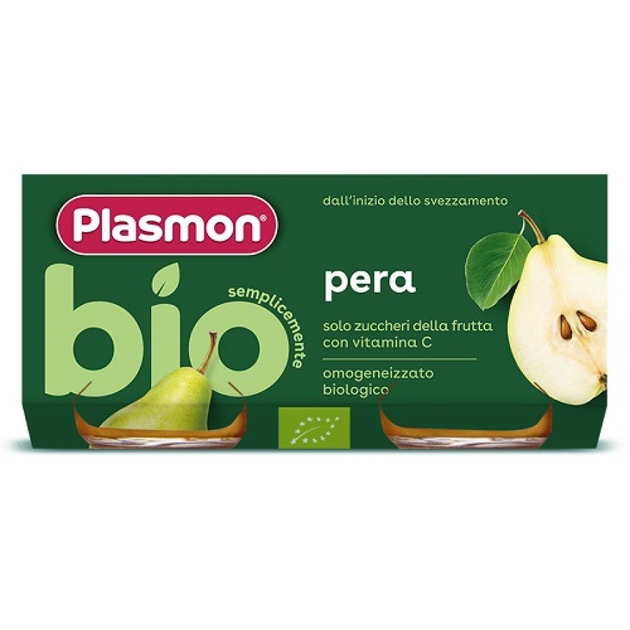 PLASMON OMOGENEIZZATO BIO PERA 2 VASETTI X 80 G