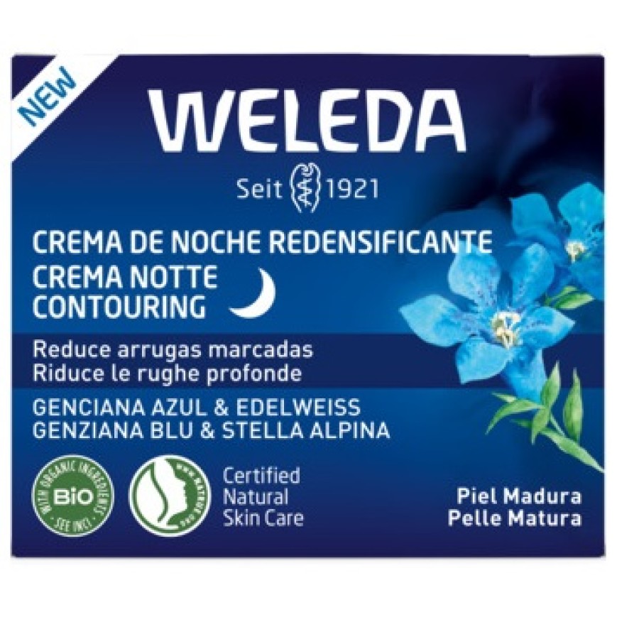 CREMA NOTTE CONTOURING GENZIANA BLU & STELLA ALPINA 40 ML