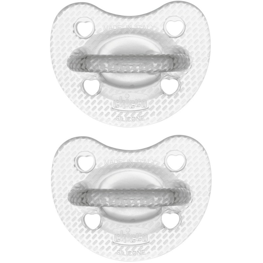 CHICCO GOMMOTTO SILICONE CRYSTAL 16-36 MESI 2 PEZZI