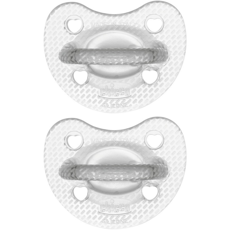 CHICCO GOMMOTTO SILICONE CRYSTAL 6-16 MESI 2 PEZZI