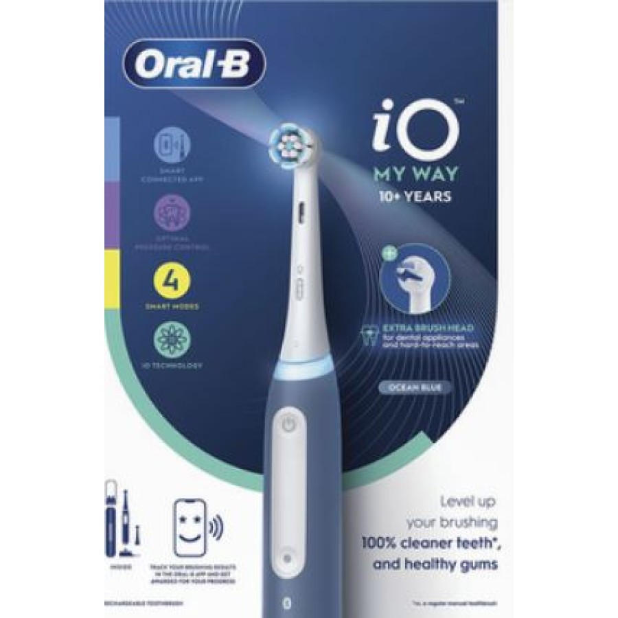 ORALB SPAZZOLINO POWER IO4 TEENS BLUE ORALB SPAZZOLINO POWER IO4 TEENS BLUE