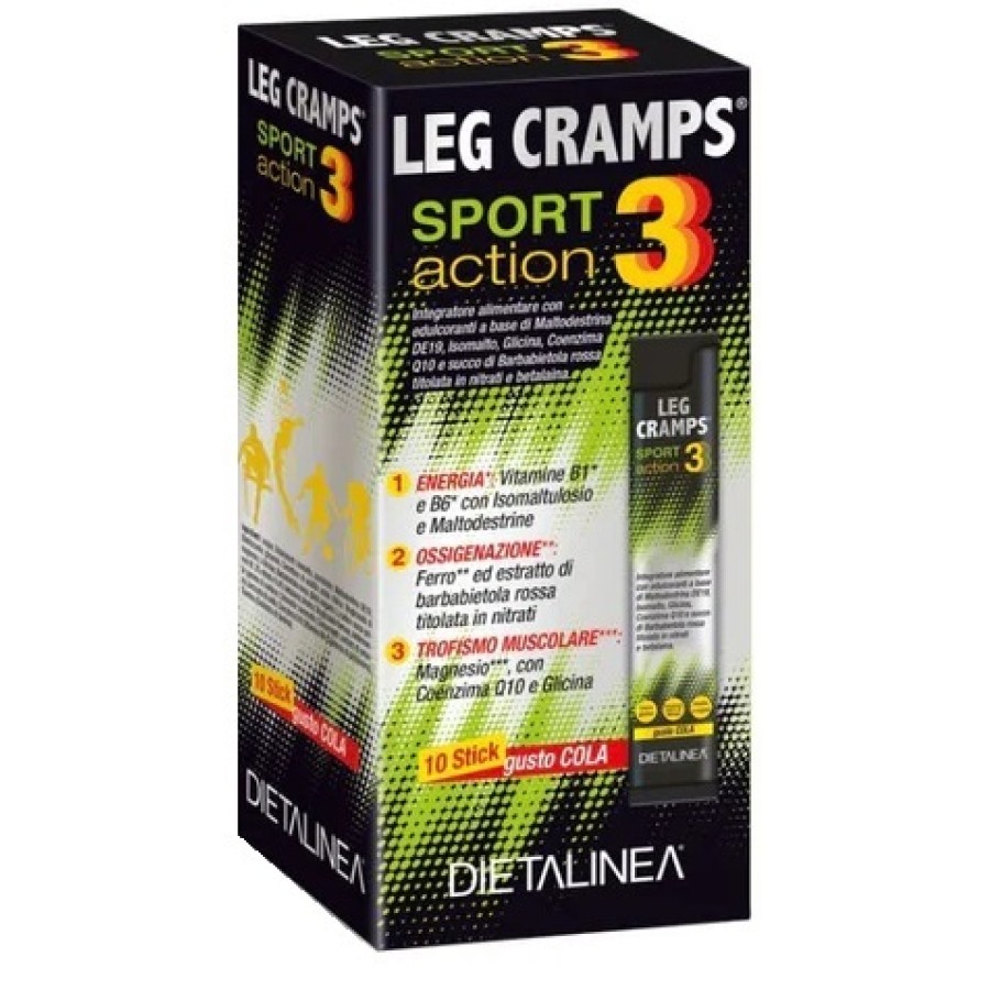 LEG CRAMPS SPORT 10 STICK PACK DIETALINEA