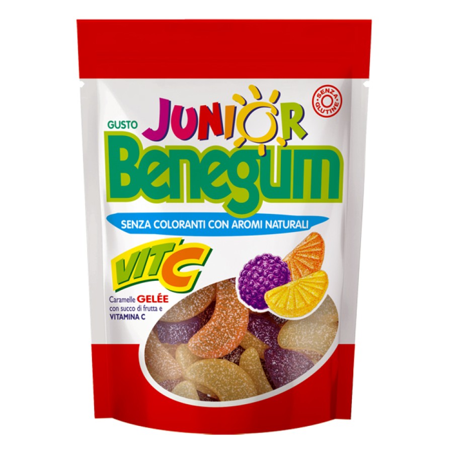 BENEGUM JUNIOR VITA C CARAMELLE GELE' CON SUCCO DI FRUTTA E VITAMINA C 90 G
