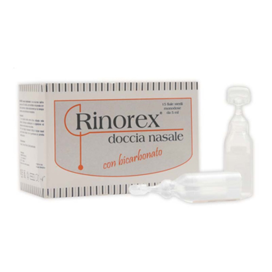 RINOREX DOCCIA AEROSOL BICARBONATO 15 FIALE DA 5 ML