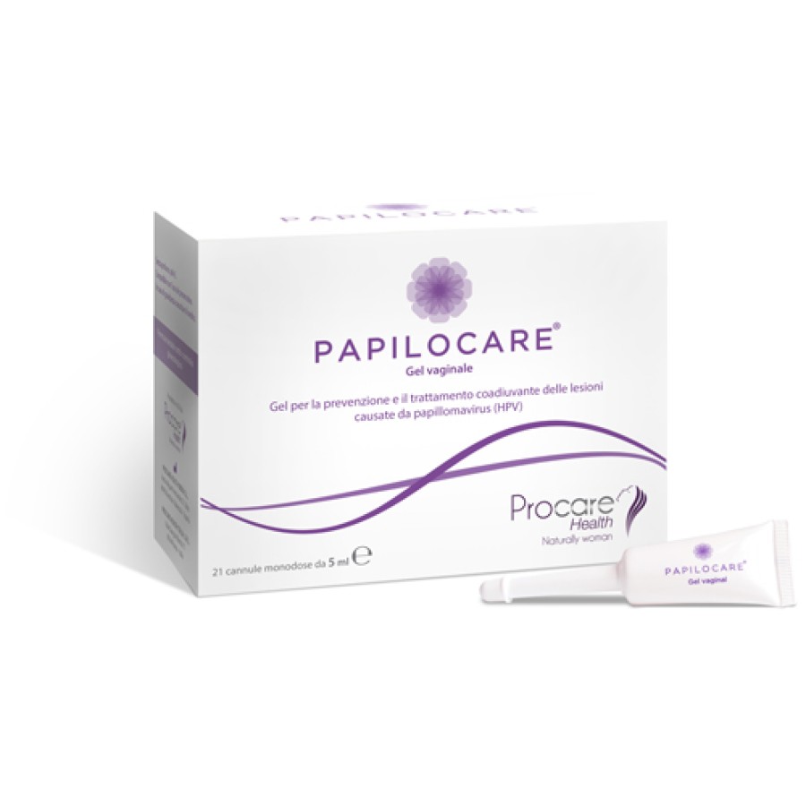PAPILOCARE GEL VAGINALE 21 CANNULE MONODOSE X 5 ML