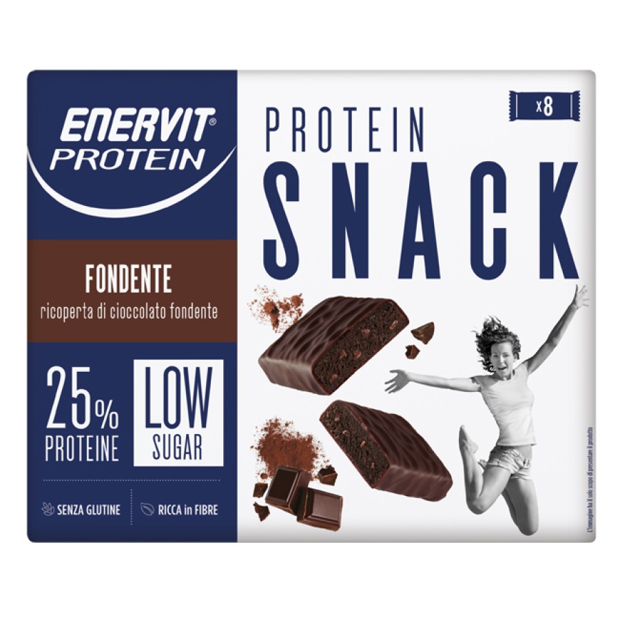 ENERVIT PROTEIN SNACK FONDENTE LOW SUGAR ASTUCCIO 8 X 27 G ENERVIT PROTEIN SNACK FONDENTE LOW SUGAR ASTUCCIO 8 X 27 G