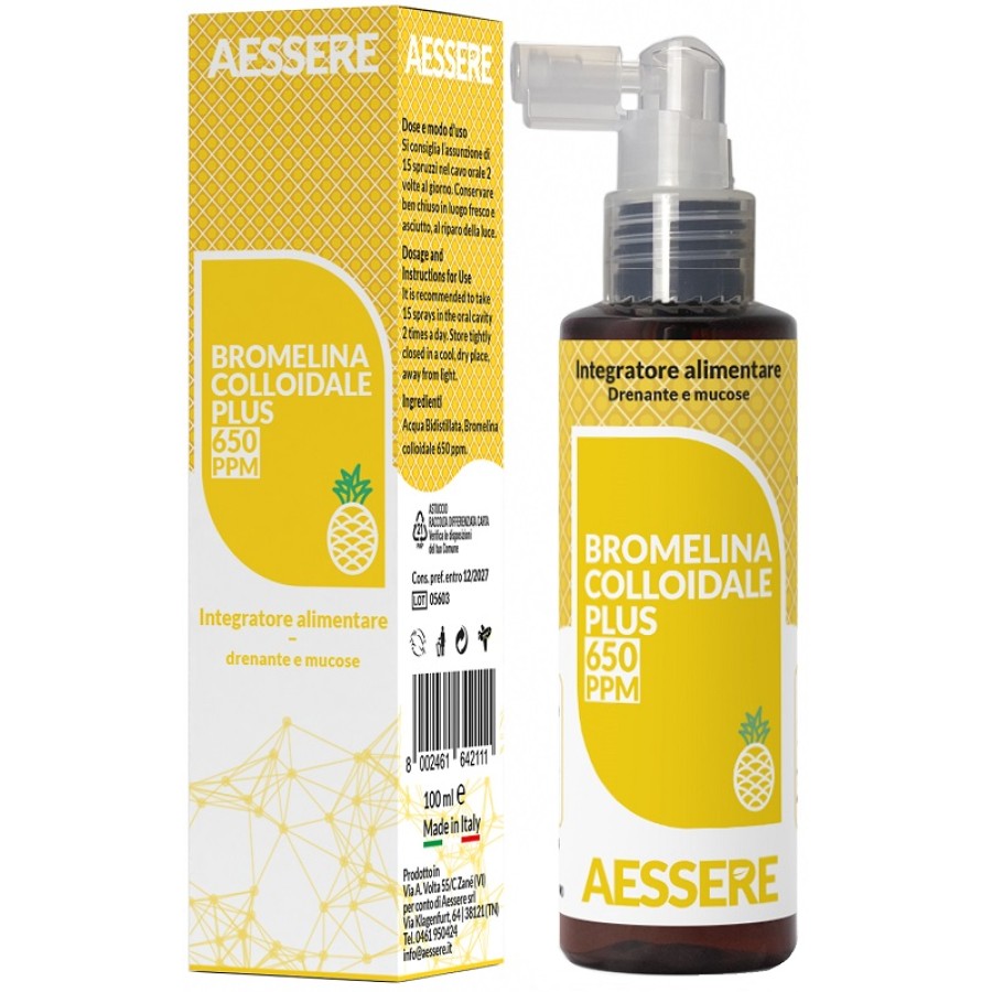 BROMELINA COLLOIDALE PLUS 650PPM SPRAY 100 ML