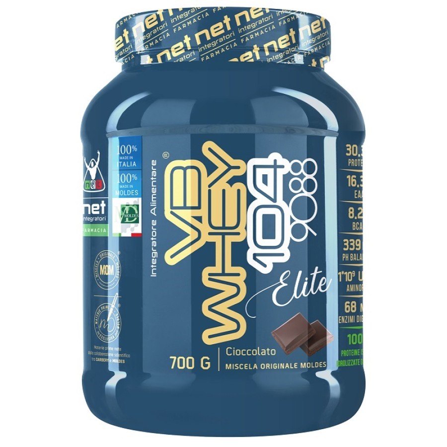 NET INTEGRATORI VB WHEY 104 9088 ELITE CIOCCOLATO 700 G