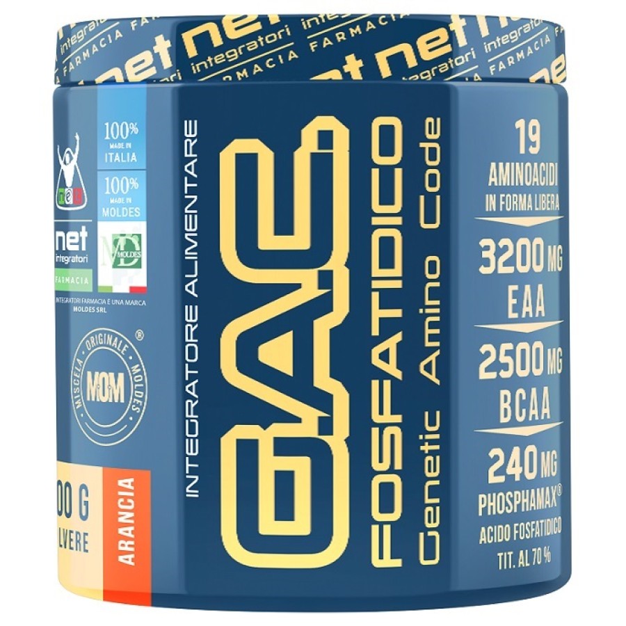 NET INTEGRATORI GAC FOSFATIDICO ARANCIA 200 G NET INTEGRATORI GAC FOSFATIDICO ARANCIA 200 G