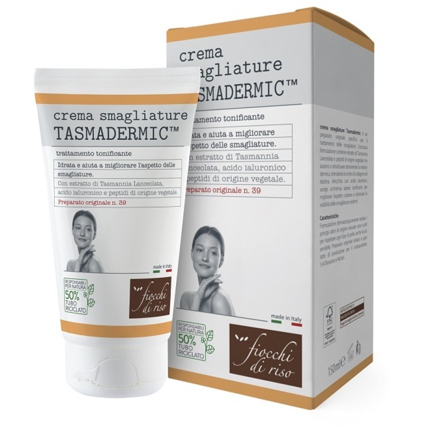 FIOCCHI DI RISO CREMA SMAGLIATURE TASMADERMIC 150 ML FIOCCHI DI RISO CREMA SMAGLIATURE TASMADERMIC 150 ML
