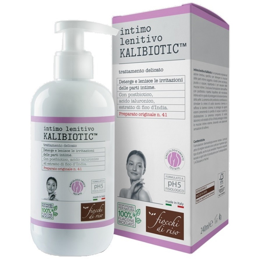 FIOCCHI DI RISO INTIMO LENITIVO KALIBIOTIC PH5 240 ML FIOCCHI DI RISO INTIMO LENITIVO KALIBIOTIC PH5 240 ML