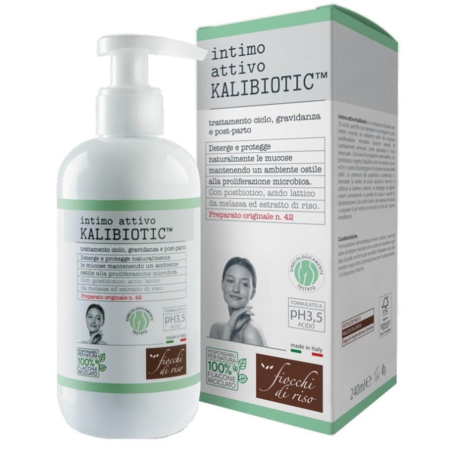 FIOCCHI DI RISO INTIMO ATTIVO KALIBIOTIC PH3.5 240 ML FIOCCHI DI RISO INTIMO ATTIVO KALIBIOTIC PH3.5 240 ML