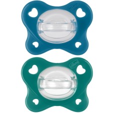 CHICCO DUAL SOFT SUCCHIETTO AZZURRO 16-36 MESI 2 PEZZI