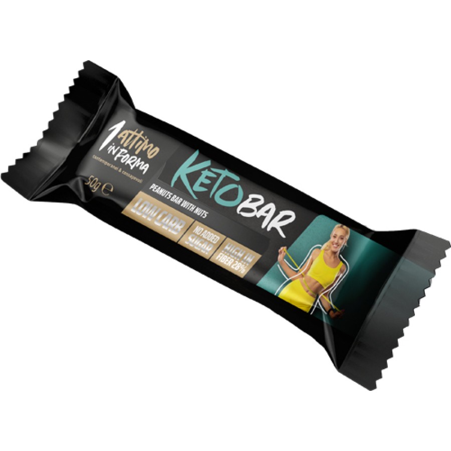 KETO BAR ARACHIDI NOCCIOLE 50 G KETO BAR ARACHIDI NOCCIOLE 50 G
