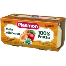 PLASMON OMOGENEIZZATO MELA ALBICOCCA 160 G