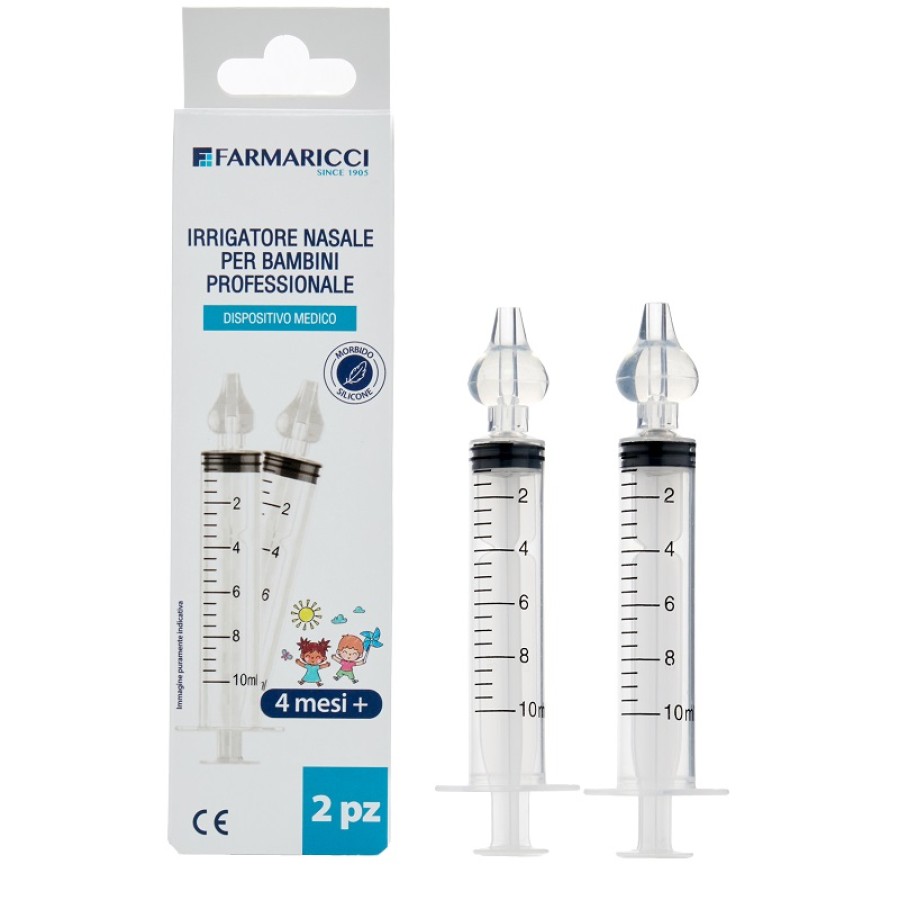 IRRIGATORE NASALE BAMBINI FARMARICCI 2 PEZZI