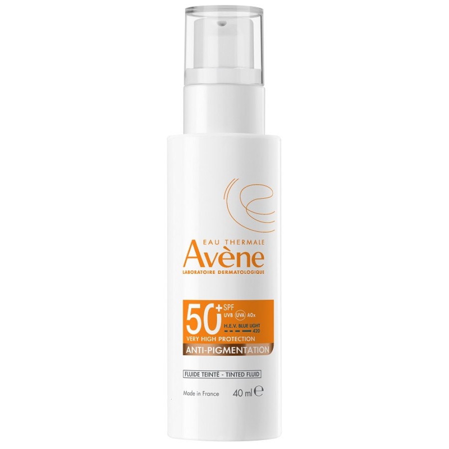 EAU THERMALE AVENE SOLARE FLUIDO COL ANTIMACCHIE SPF 50+ 40 ML