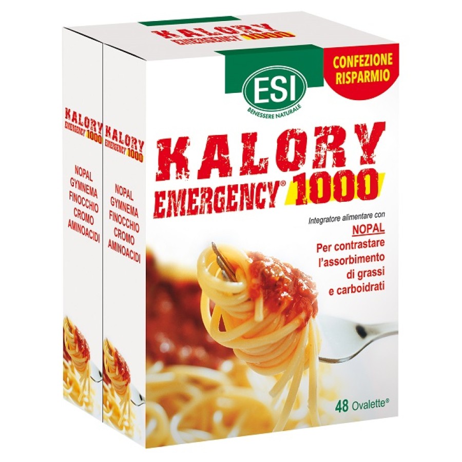 ESI KALORY EMERGENCY 1000 48 OVALETTE BIPACK