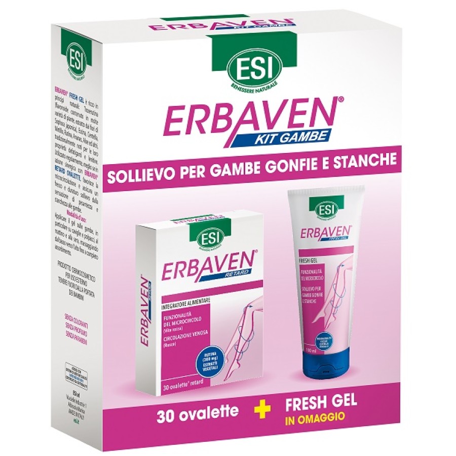 ESI KIT ERBAVEN 30 OVALETTE + ERBAVEN FRESH GEL 100 ML OMAGGIO