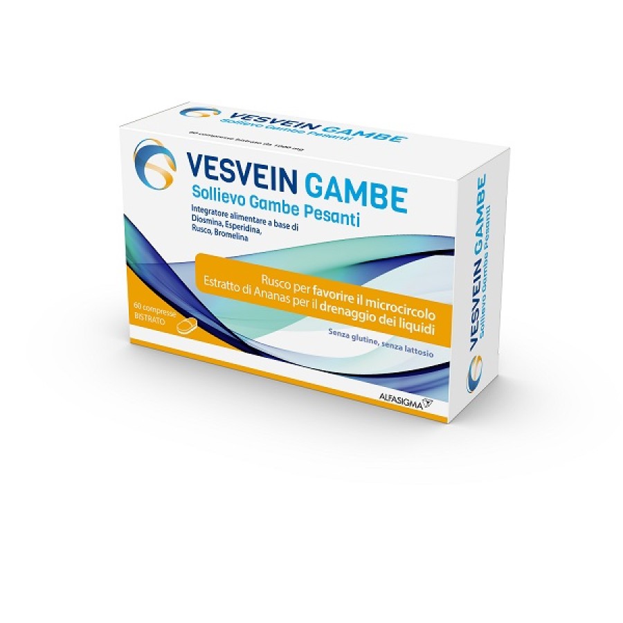 VESVEIN GAMBE SOLLIEVO GAMBE PESANTI 60 COMPRESSE BISTRATO
