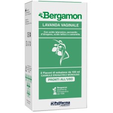 LAVANDA VAGINALE BERGAMON 2 FLACONI DA 100 ML + 2 CANNULE EROGATRICI MONOUSO