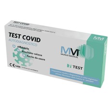 TEST RAPIDO AUTODIAGNOSTICO TEST COVID MUNUS MEDICAL RILEVAZIONE QUALITATIVA ANTIGENI SARS-COV-2 IN CAMPIONI NASALI