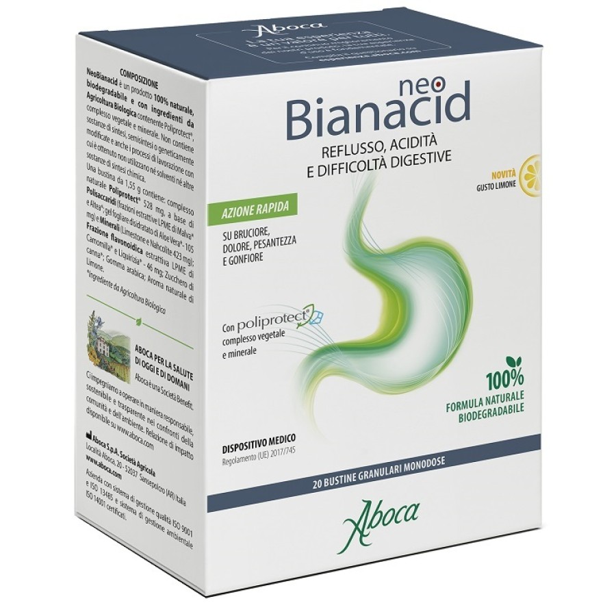 NEOBIANACID 20 BUSTINE LIMONE