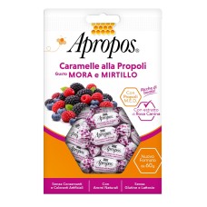 APROPOS CARAMELLE PROPOLI MORA E MIRTILLO 60 G