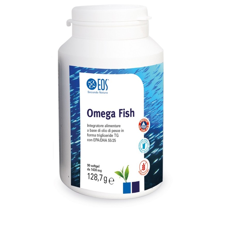 OMEGA FISH 55/25 90 SOFTGEL SENZA GLUTINE NATURALMENTE PRIVO DI LATTOSIO