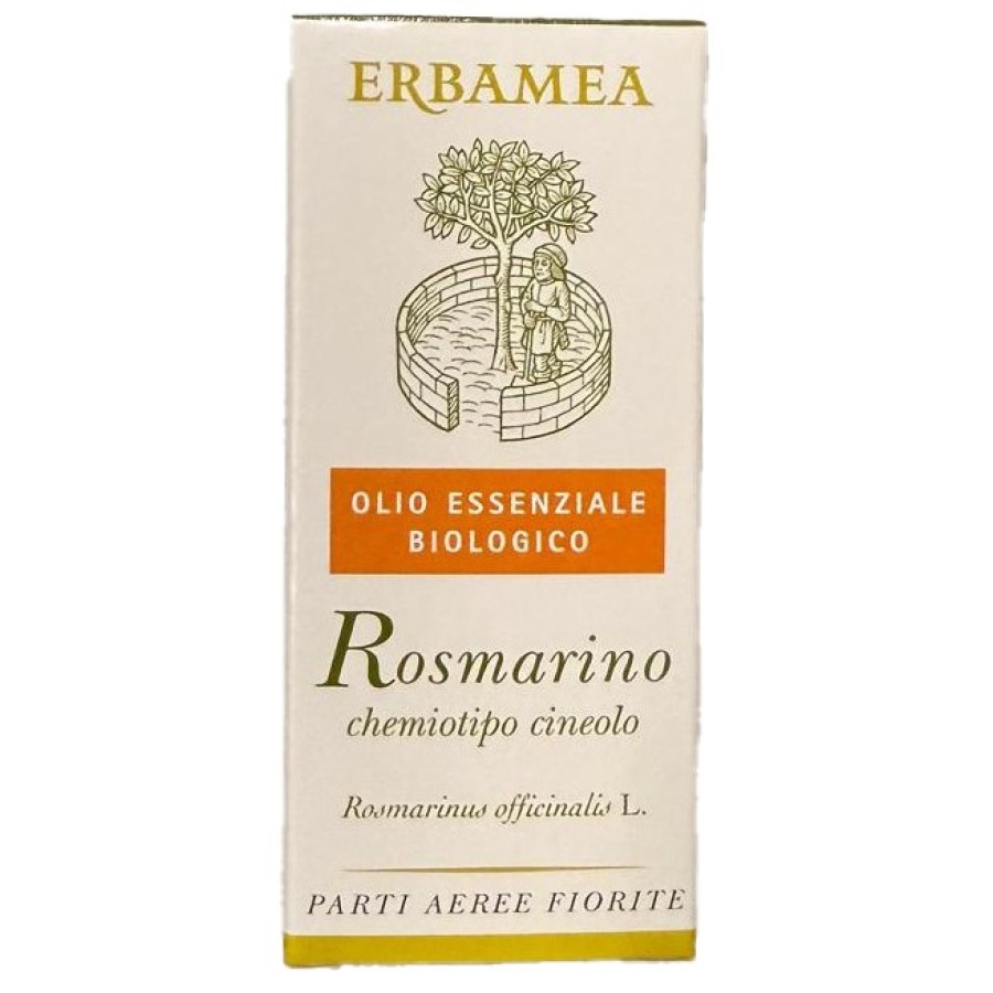 ROSMARINO CHEMIOTIPO CINEOLO OLIO ESSENZIALE BIOLOGICO GOCCE 10 ML SENZA GLUTINE SENZA LATTOSIO