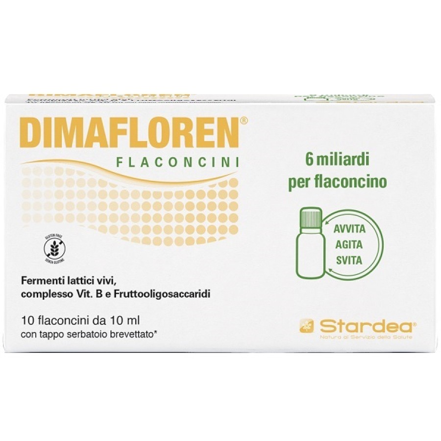 DIMAFLOREN 6MLD 10 FLACONCINI DA 10 ML SENZA GLUTINE DIMAFLOREN 6MLD 10 FLACONCINI DA 10 ML SENZA GLUTINE