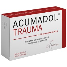 ACUMADOL TRAUMA 20 COMPRESSE DA 1.3 G SENZA GLUTINE SENZA LATTOSIO