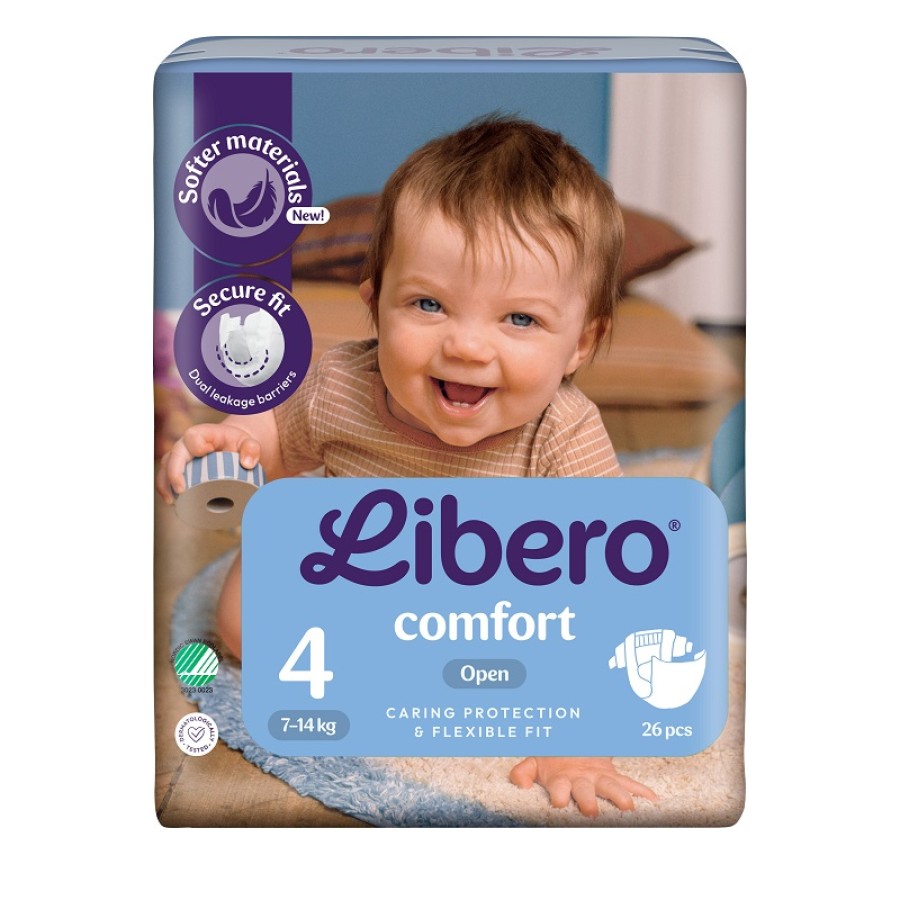 LIBERO COMFORT 4 PANNOLINO PER BAMBINO 7-14 KG 26 PEZZI