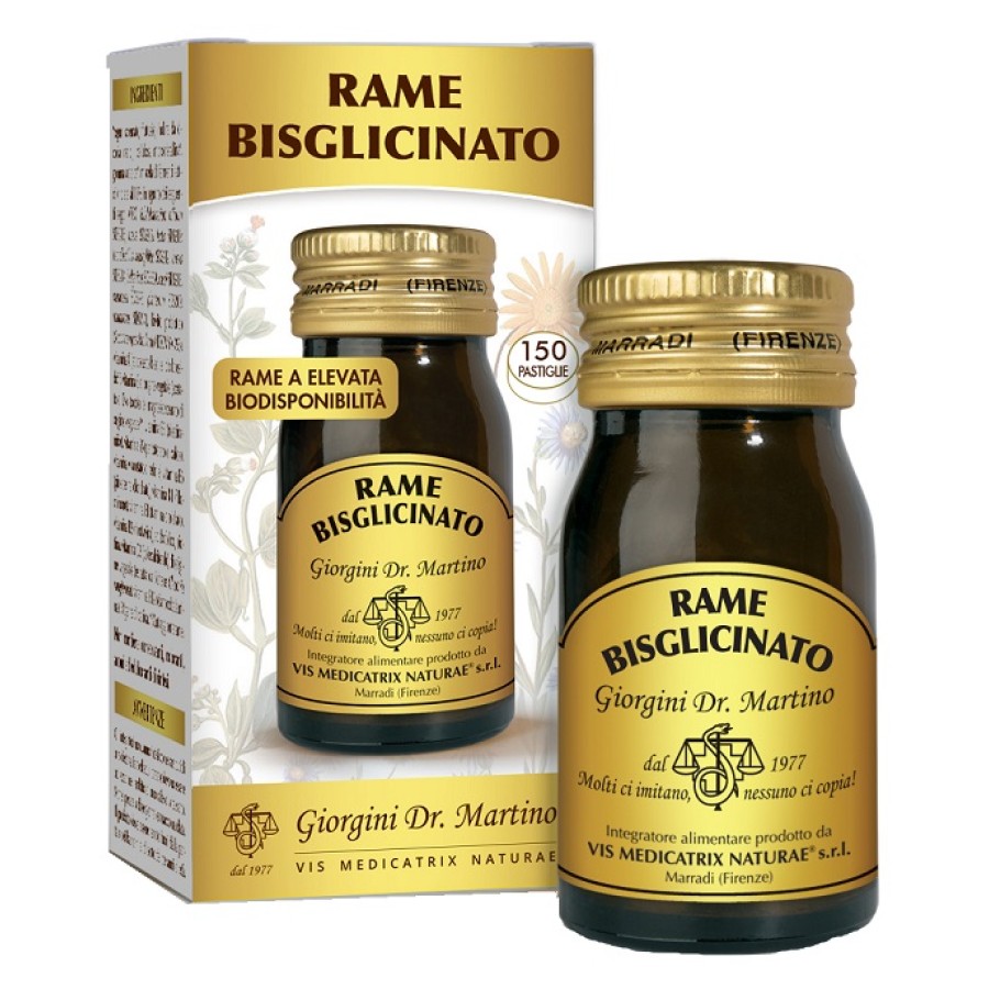 RAME BISGLICINATO 150 PASTIGLIE DA 200 MG