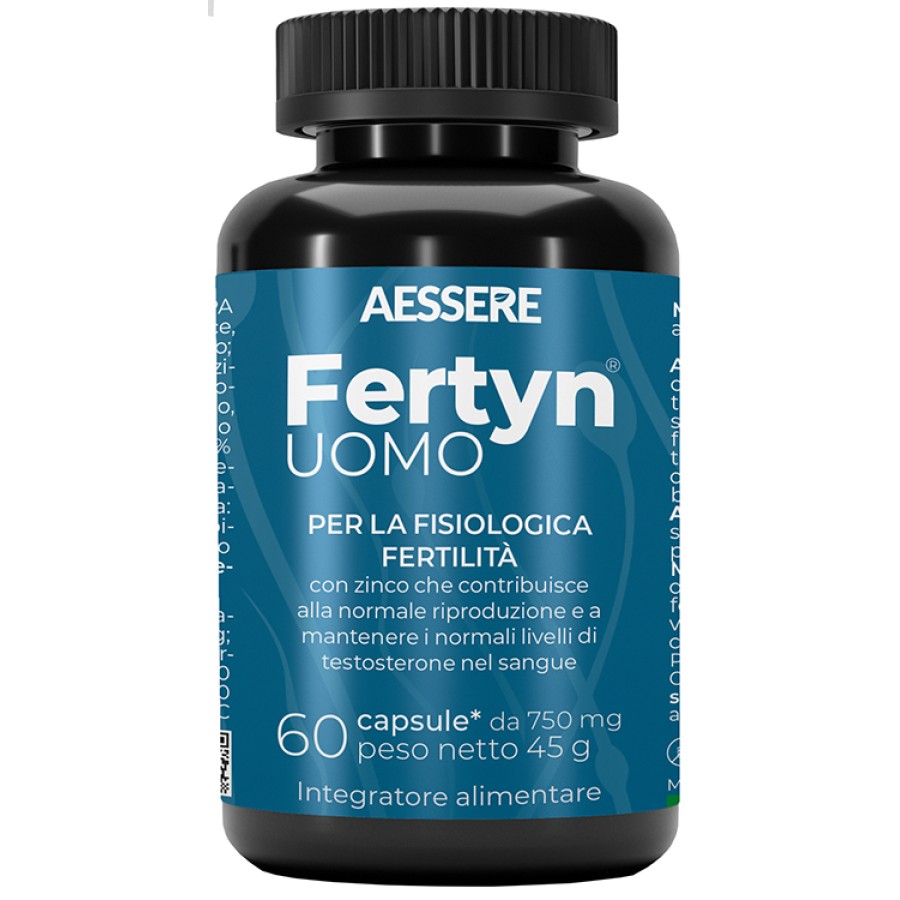 FERTYN UOMO 60 CAPSULE 750 MG SENZA GLUTINE SENZA LATTOSIO