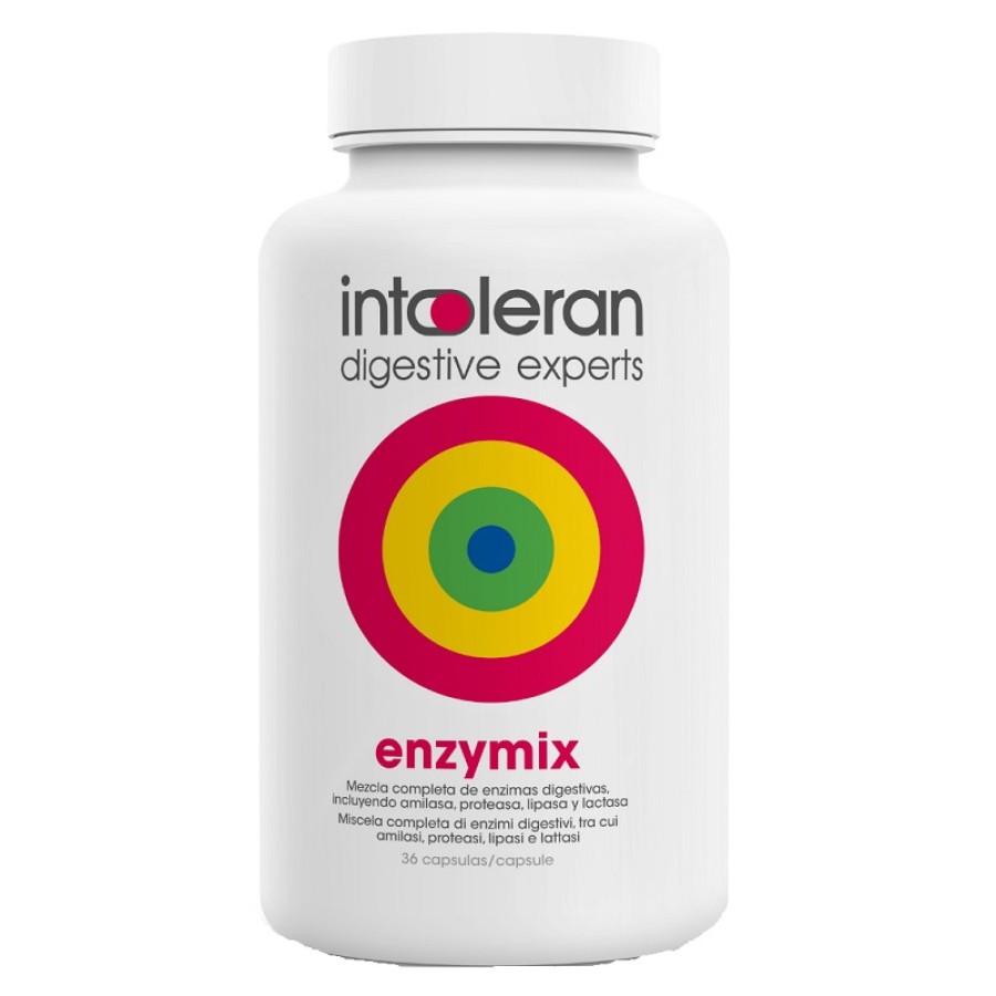 ENZYMIX INTOLERAN 36 CAPSULE SENZA GLUTINE SENZA SOIA