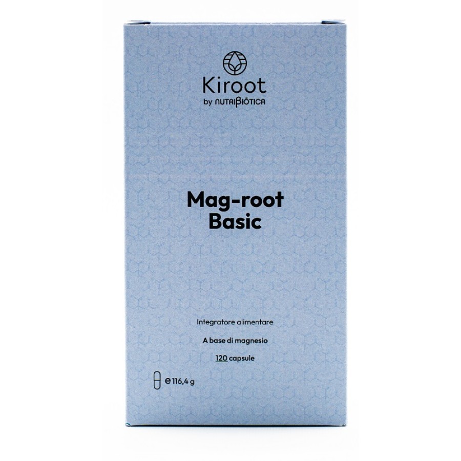 KIROOT BY NUTRIBIOTICA MAG ROOT BASIC 120 CAPSULE SENZA GLUTINE SENZA LATTOSIO