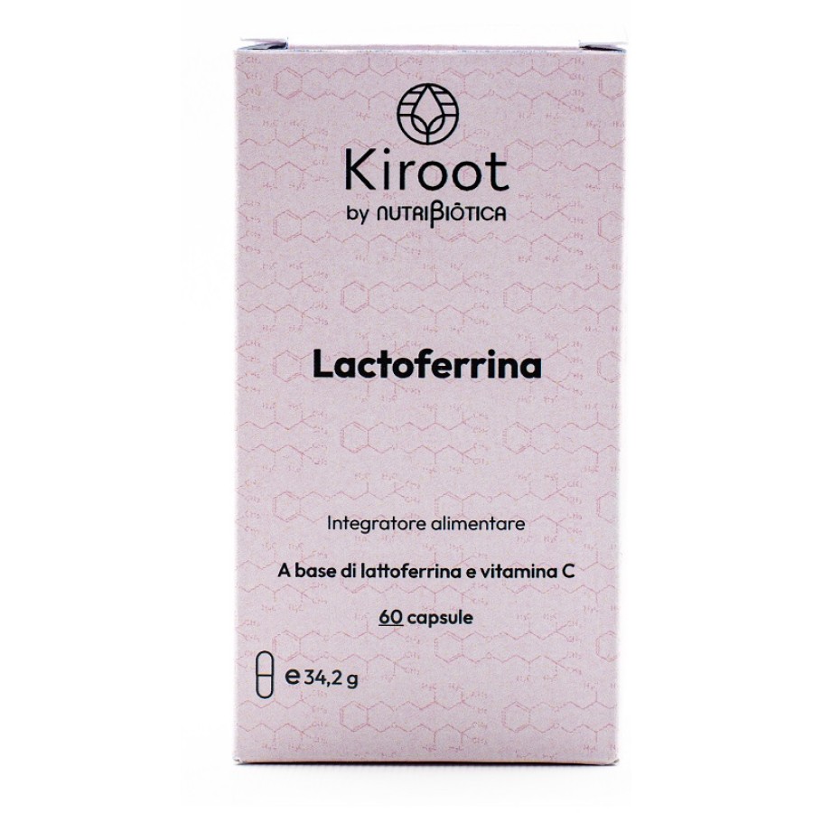 KIROOT BY NUTRIBIOTICA LACTOFERRINA 60 CAPSULE SENZA GLUTINE SENZA LATTOSIO KIROOT BY NUTRIBIOTICA LACTOFERRINA 60 CAPSULE SENZA GLUTINE SENZA LATTOSIO